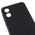 Motorola Moto E13 Anti-Fingeraftryk Mat TPU Cover - Sort
