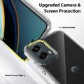 Motorola Moto G (2024) Ridsefast Hybrid Cover - Gennemsigtig