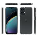 Motorola Moto G (2024) Ridsefast Hybrid Cover - Gennemsigtig