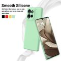 Motorola Moto G 2026/G Play 2026 Flydende silikone cover med håndrem - grøn