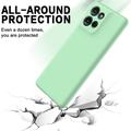 Motorola Moto G 2026/G Play 2026 Flydende silikone cover med håndrem - grøn