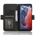 Motorola Moto G Play (2024) Pung Cover med Kortholder - Sort