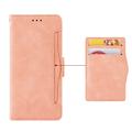 Motorola Moto G Play (2024) Pung Cover med Kortholder - Pink