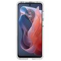 Motorola Moto G Play (2024) Ridsefast Hybrid Cover - Gennemsigtig