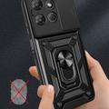 Motorola Moto G Power (2025) Roterende Ring Hybrid Cover med Kameraskjold