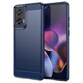 Motorola Moto G Stylus 5G (2024) Børstet TPU Cover - Karbonfiber