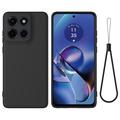 Motorola Moto G Stylus 5G (2025) Flydende silikone cover med håndrem