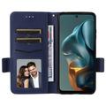 Motorola Moto G05/E15 Pung med Magnetisk Lukning - mørkeblå