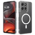 Motorola Moto G15/G15 Power/G17/G17 Power Hybrid Cover - MagSafe Kompatibel - Gennemsigtig