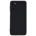 Motorola Moto G22 Anti-Fingeraftryk Mat TPU Cover - Sort