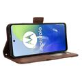 Motorola Moto G24 Power/G04/E14 Pung Cover med Kortholder - Brun
