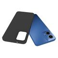Motorola Moto G34 Anti-Fingeraftryk Mat TPU Cover - Sort