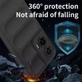 Motorola Moto G35 Rugged TPU Cover - Mørkeblå