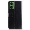 Motorola Moto G35 Pung med Magnetisk Lukning - sort