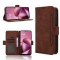 Motorola Moto G37/G37 Power/G47 Kortholder Pung Etui - Brun