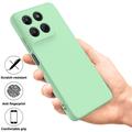 Motorola Moto G37/G37 Power/G47 Flydende silikone cover med håndrem - Grøn