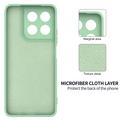 Motorola Moto G37/G37 Power/G47 Flydende silikone cover med håndrem - Grøn