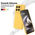 Motorola Moto G37/G37 Power/G47 Flydende silikone cover med håndrem - Gul