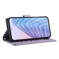 Motorola Moto G37/G47 Luksus Vatteret Pung - lilla