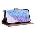 Motorola Moto G37/G47 Luksus Vatteret Pung - rosaguld