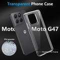 Motorola Moto G37/G47 Saii 2-i-1 TPU Cover & Skærmbeskyttelse Hærdet Glas