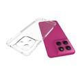 Motorola Moto G37/G47 Stødsikkert Silikone Cover - Gennemsigtig