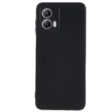 Motorola Moto G53 Anti-Fingeraftryk Mat TPU Cover - Sort