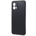Motorola Moto G53 Anti-Fingeraftryk Mat TPU Cover - Sort