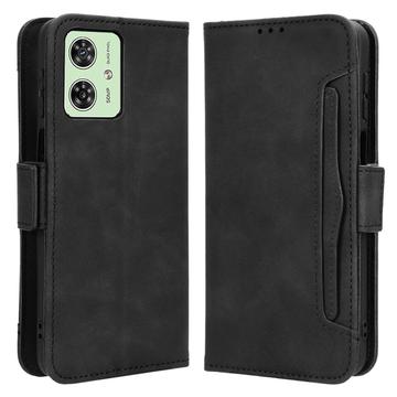 Motorola Moto G54 Pung Cover med Kortholder - Sort