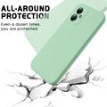 Motorola Moto G54 Liquid Silikone Cover med Strop - Grøn