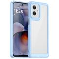Motorola Moto G55 Anti-Shock Hybrid Cover - Blå