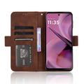 Motorola Moto G55 Kortholder Pung Etui - Brun