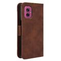 Motorola Moto G55 Kortholder Pung Etui - Brun