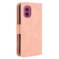 Motorola Moto G55 Kortholder Pung Etui - Pink