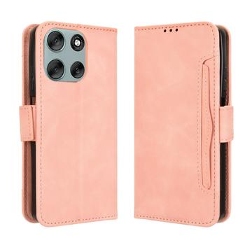 Motorola Moto G56 Kortholder Pung Etui - Pink
