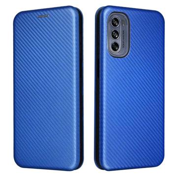Motorola Moto G62 5G Flip Cover - Karbonfiber