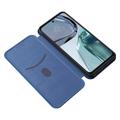 Motorola Moto G62 5G Flip Cover - Karbonfiber