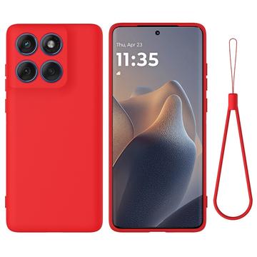 Motorola Moto G67 Power Flydende silikone cover med håndrem