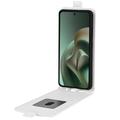 Motorola Moto G67 Power Vertikal Flip Etui med Kortholder