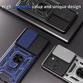 Motorola Moto G77/G67 Roterende Ring Hybrid Cover med Kameraskjold