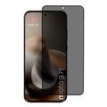 Motorola Moto G77 Privacy Full Cover Skærmbeskytter Hærdet Glas - Sort Kant
