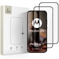 Motorola Moto G77/G67 Tech-Protect Glass Fit+ Skærmbeskyttelse Hærdet Glas - 2 stk. - Sort
