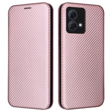 Motorola Moto G84 Flip Cover - Karbonfiber