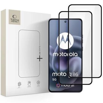 Motorola Moto G86/G86 Power Tech-Protect Glass Fit+ Skærmbeskyttelse Hærdet Glas - 2 stk. - Sort
