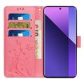 Motorola Moto G86 Butterfly Series Flip Cover med Pung
