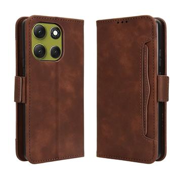 Motorola Moto G86 Power Kortholder Pung Etui - Brun