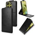 Motorola Moto G86 Power lodret flip-etui med stativ
