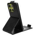 Motorola Moto G86 lodret flip-etui med stativ