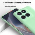 Motorola Moto G67/G77/G87 Flydende silikone cover med håndrem - Grøn