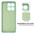 Motorola Moto G67/G77/G87 Flydende silikone cover med håndrem - Grøn
